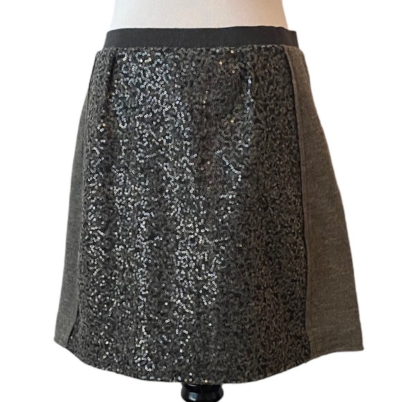 Les Copains Wool Sequin Mini‎ Skirt - Picture 1 of 5